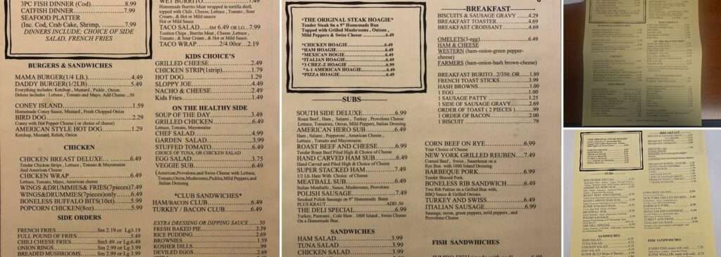 South Side Super Deli menu 4